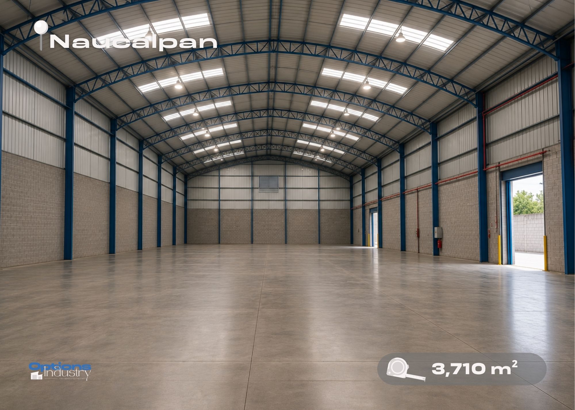 Industrial warehouse for rent in Naucalpan, State of Mexico