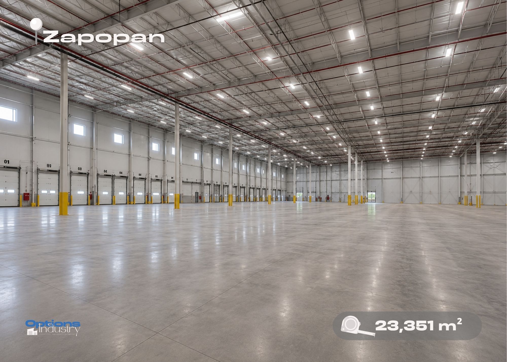 Industrial warehouse for rent in Zapopan, Jalisco