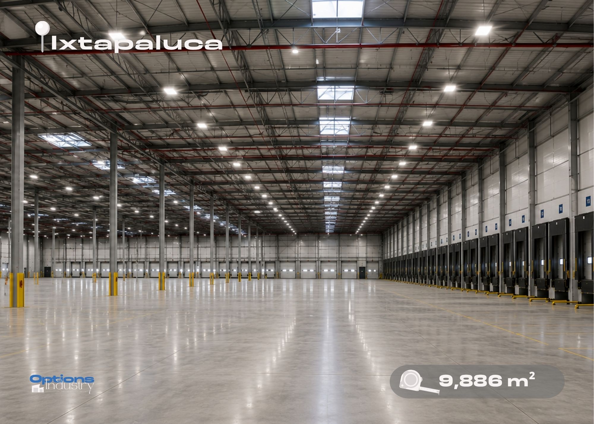 Industrial warehouse for rent in Ixtapaluca, State of Mexico