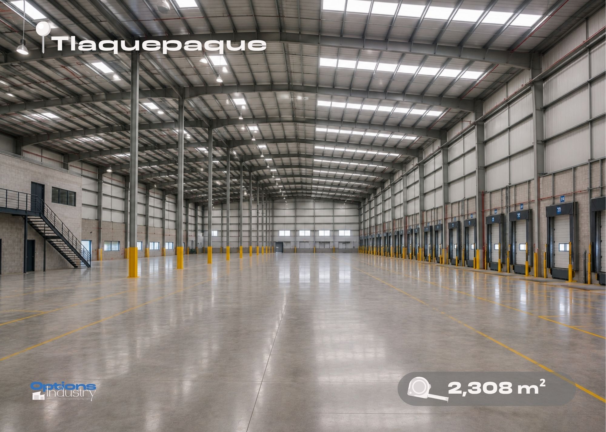Industrial warehouse for rent in Tlaquepaque, Jalisco