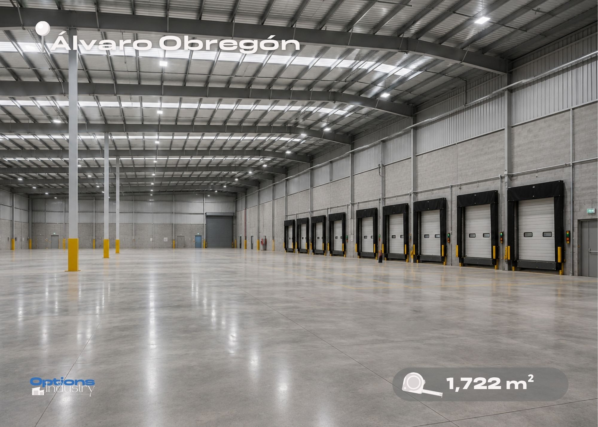 Warehouse for rent in Álvaro Obregón, Mexico City