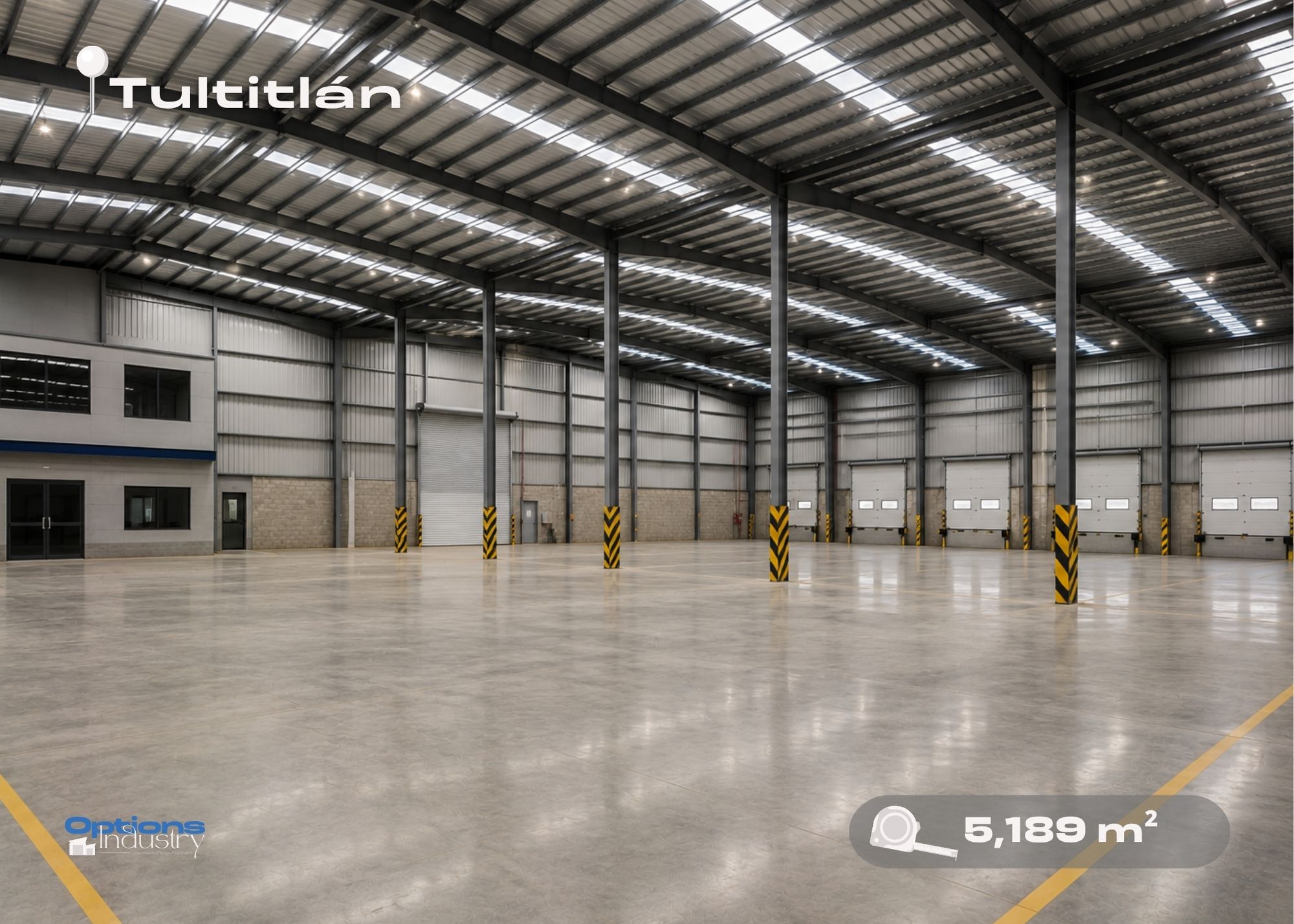 Industrial warehouse for rent in Tultitlán, Estado de México