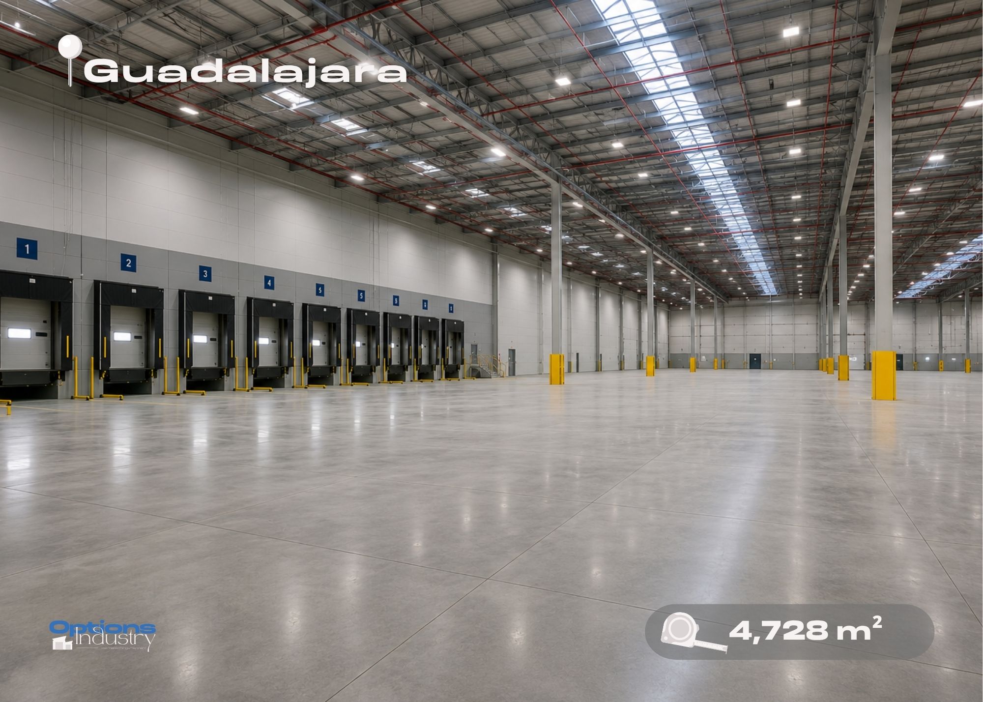 Industrial warehouse for rent in Guadalajara, Jalisco
