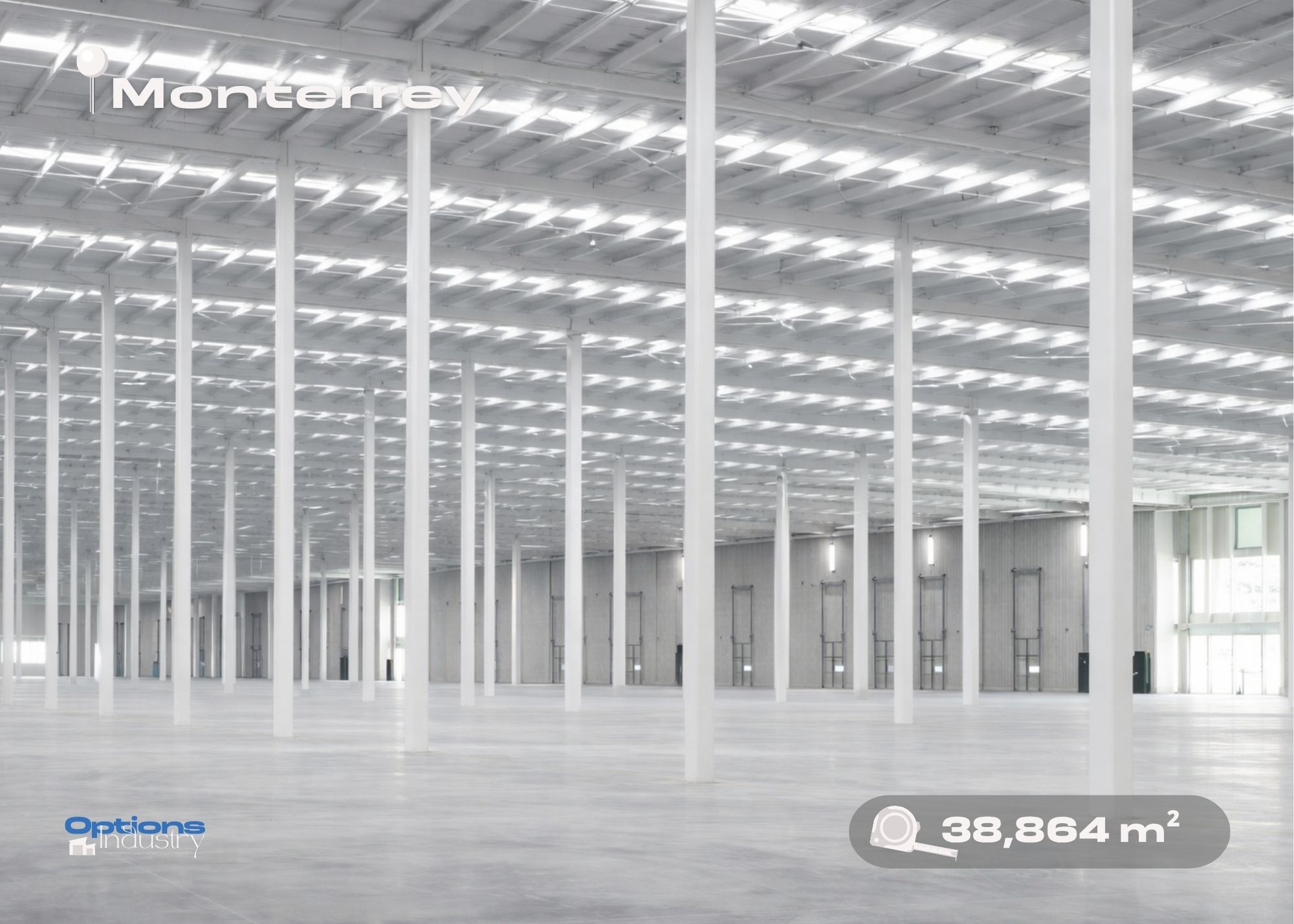 Industrial warehouse for rent in Monterrey, Nuevo León