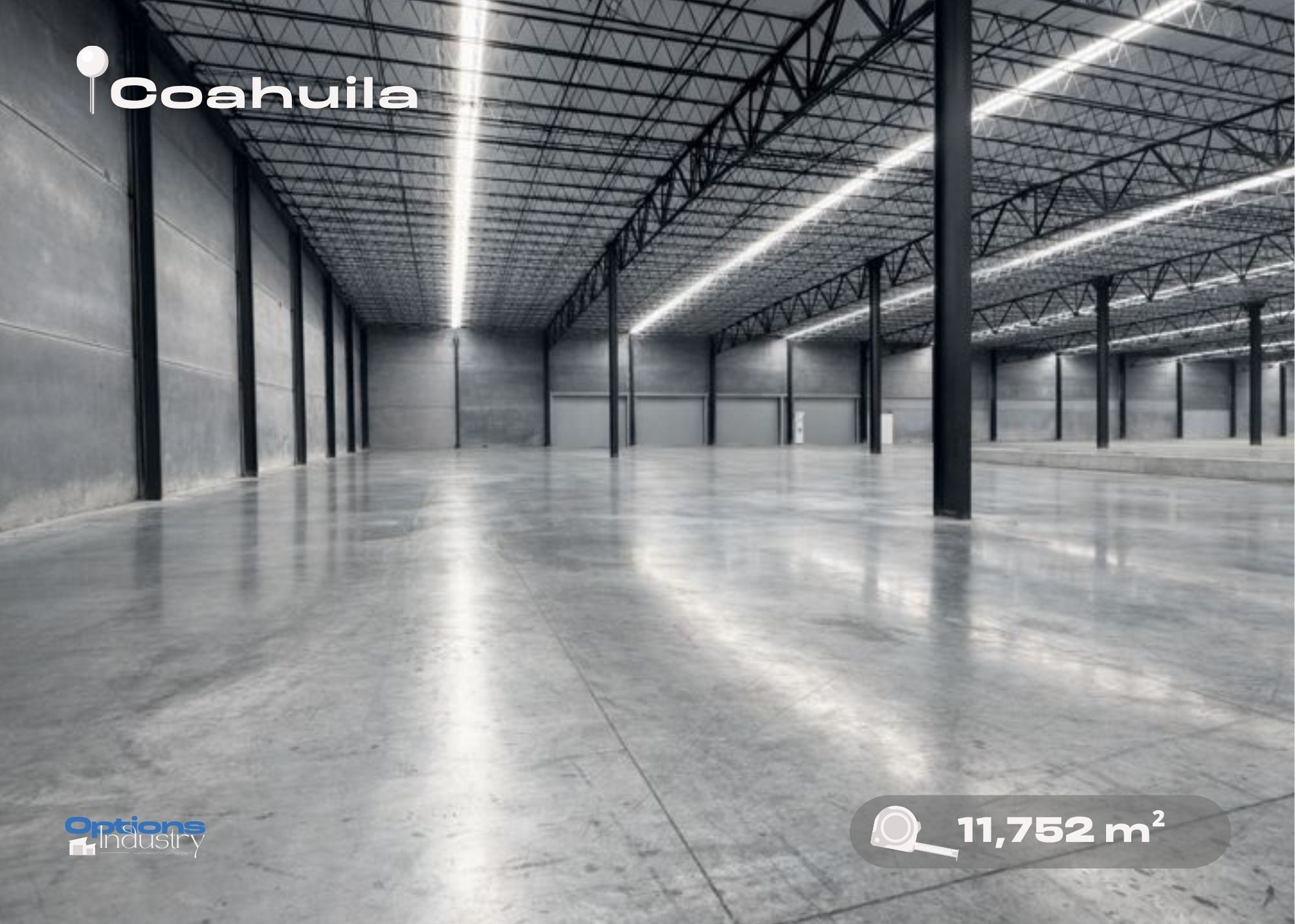 Industrial warehouse for rent in Coahuila, Coahuila