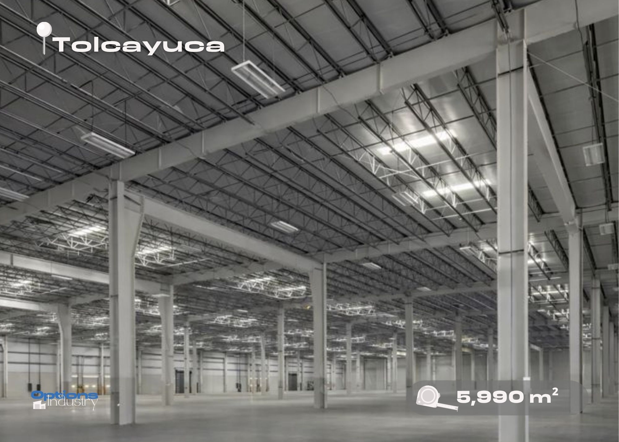 Industrial warehouse for rent in Tolcayuca, Hidalgo