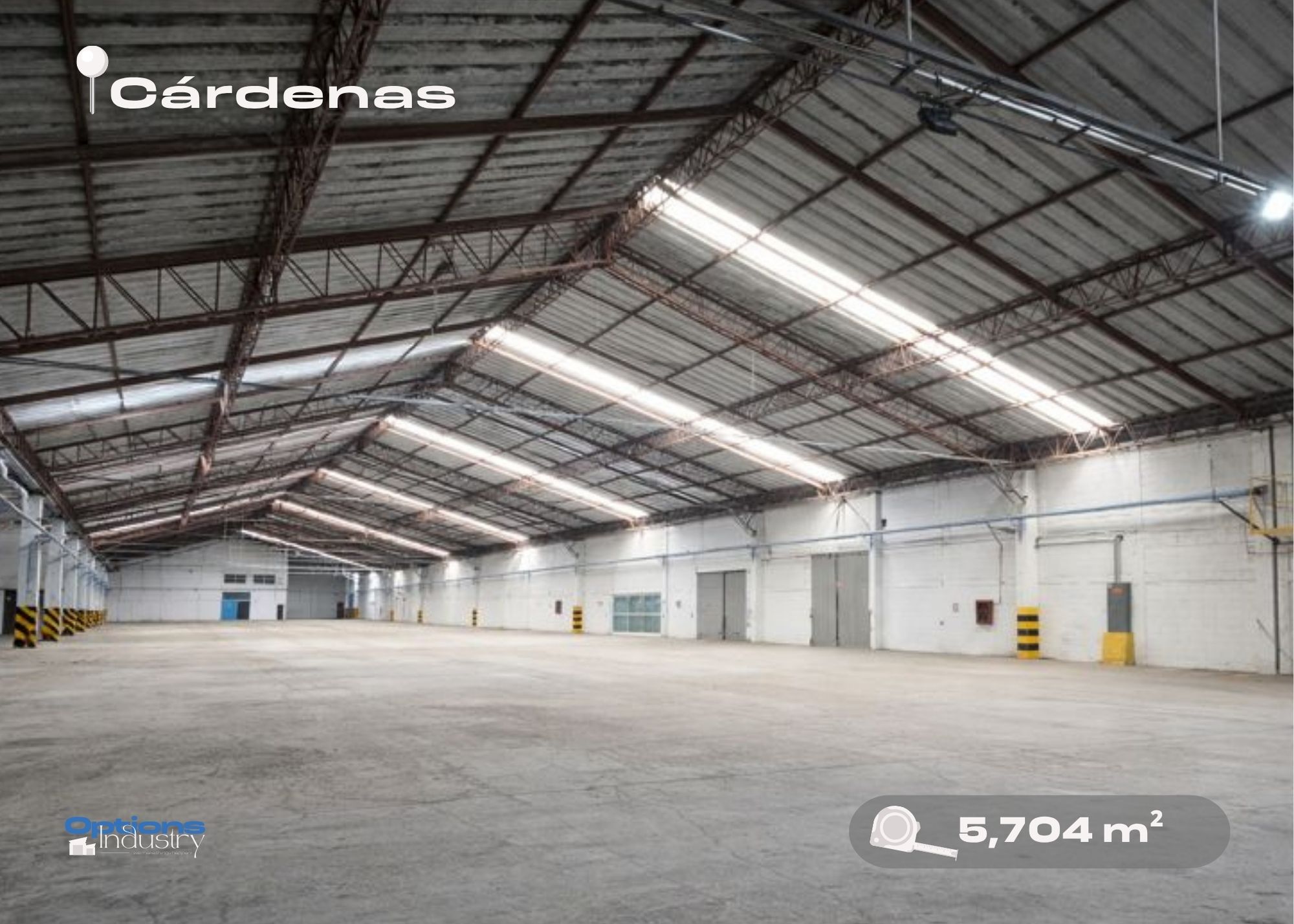 Industrial warehouse for rent in Cárdenas, Tabasco