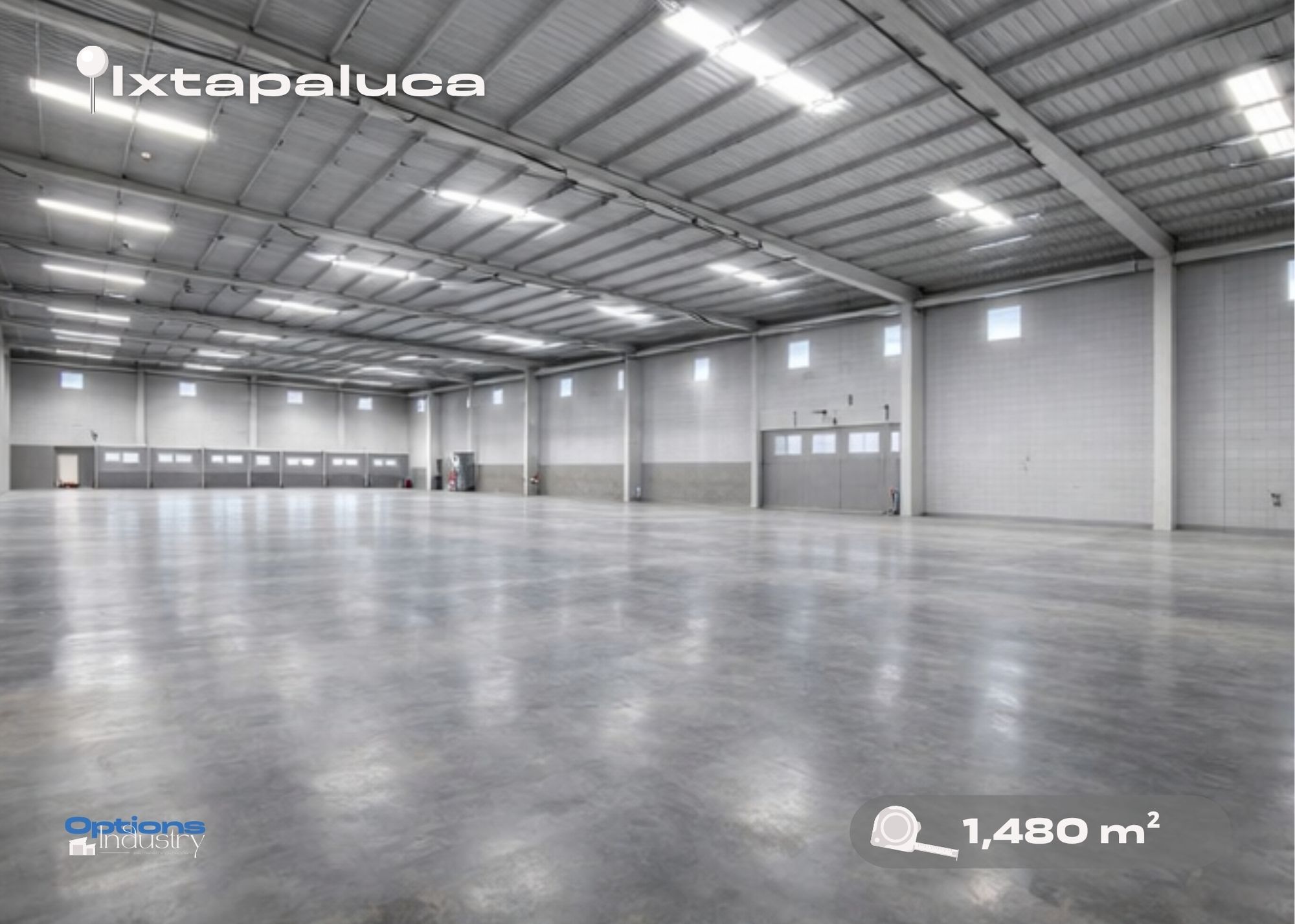 Industrial warehouse for rent in IXTAPALUCA, IXTAPALUCA