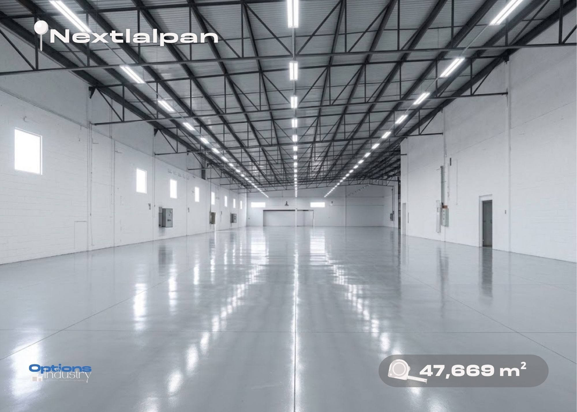 Industrial warehouse for rent in T-MEXPARK, Nextlalpan